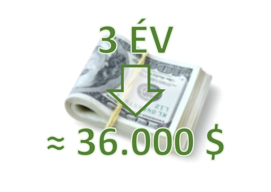 Tőkeszámla technikai díja 1x100 USD - Várható Vagyonod a képen!